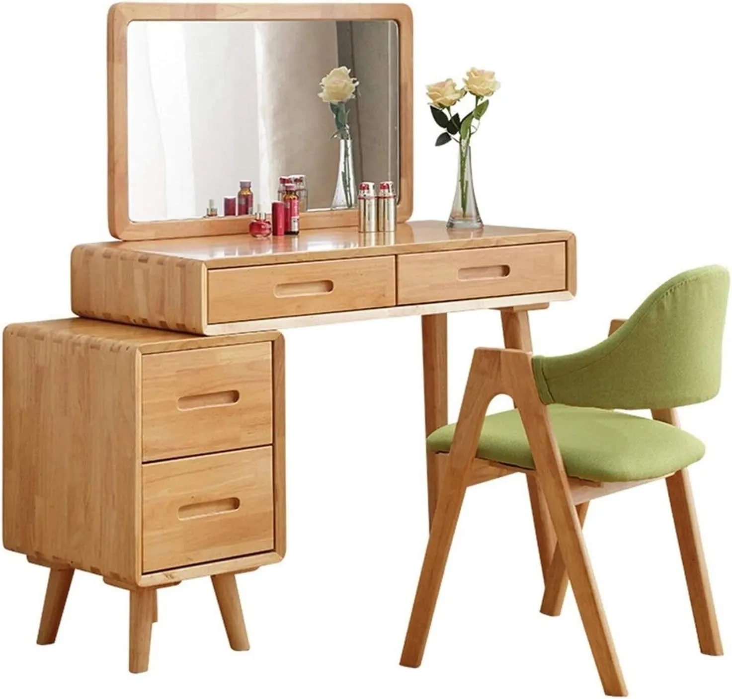 Wooden Dresser for a modern bedroom - soft design Vanity